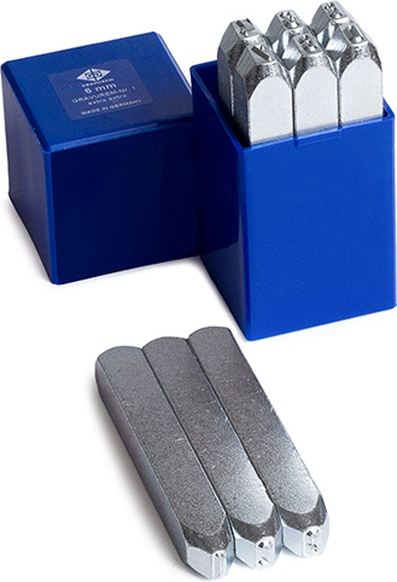 Gravurem Nr. 1 extra-extra | slagcijferset-6 mm